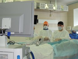Сюжет ГТРК Томск о новом оборудовании для проведения эндоскопических операций на позвоночнике